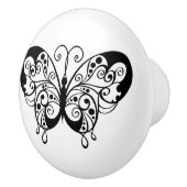 Mooie vlinder keramische knop (Rechts)