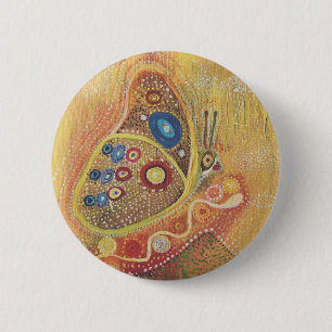 Mooie Vlinder Kunst Ronde Badge Button 5,7 Cm