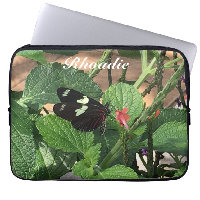 Mooie Vlinder Laptop Sleeve (Voorkant)