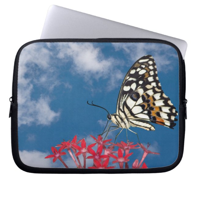 Mooie vlinder laptop sleeve (Voorkant)