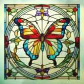  Mooie Vlinder Nep Gebrandschilderd Glas  Raamsticker (Vel 3)