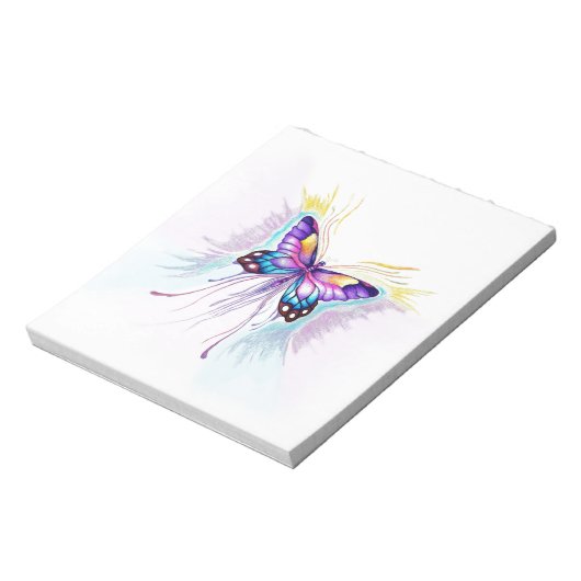 Mooie vlinder notitieblok (Linkerzijde)