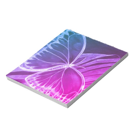 Mooie vlinder notitieblok (Linkerzijde)