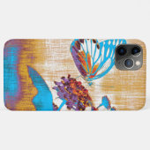 mooie vlinder op bloem Case-Mate iPhone case (Achterkant (horizontaal))
