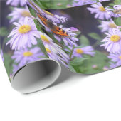 Mooie vlinder op de vloer cadeaupapier (Rol Hoek)