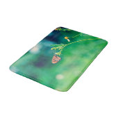 Mooie vlinder op een bloem -  badmat (Gekanteld)