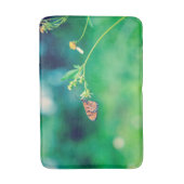 Mooie vlinder op een bloem -  badmat (Voorkant Verticaal)