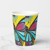 Mooie vlinder papieren bekers (Rechts)