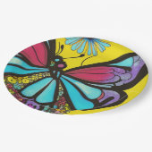 Mooie vlinder papieren bordje (Gekanteld)