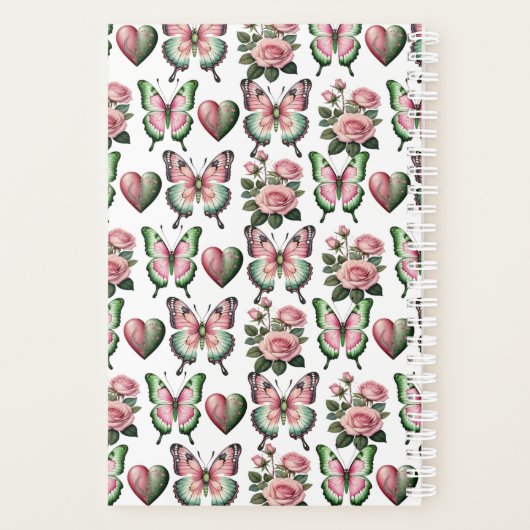 Mooie vlinder planner (Achterkant)