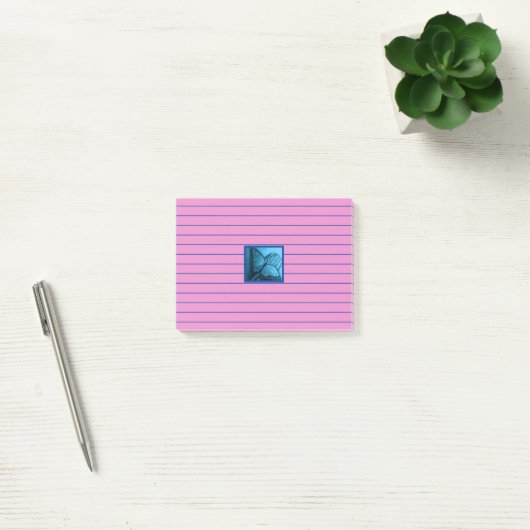Mooie vlinder post-it® notes (Kantoor)