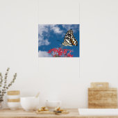 Mooie vlinder poster (Keuken)