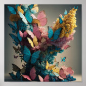 Mooie vlinder poster (Voorkant)