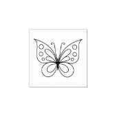 Mooie vlinder rubberstempel (Afrduk)