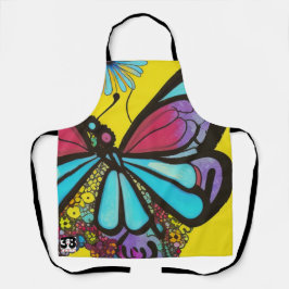 Mooie vlinder schort