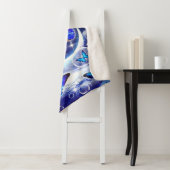 Mooie vlinder sherpa deken (In situ)