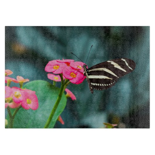 Mooie vlinder snijplank (Voorkant)