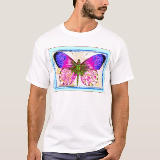 Mooie vlinder t-shirt (Voorkant)