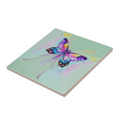 Mooie vlinder tegeltje (Zijkant)