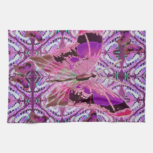 Mooie vlinder theedoek (Horizontaal)