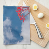 Mooie vlinder theedoek (Quarter Fold)