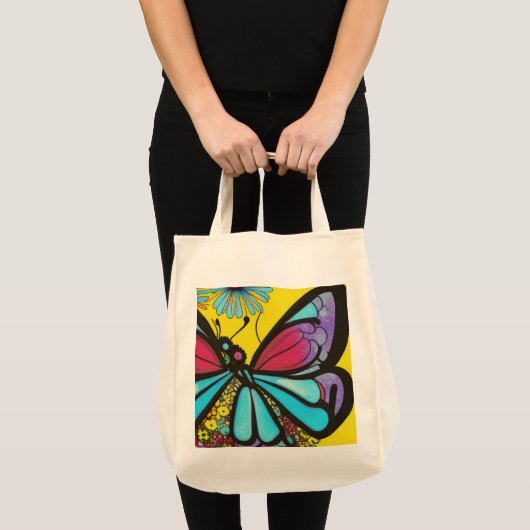 Mooie vlinder tote bag (Voorkant (product))
