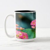 Mooie vlinder tweekleurige koffiemok (Links)