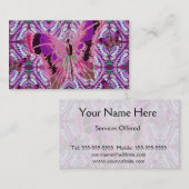 Mooie vlinder visitekaartje (Voorkant / Achterkant)