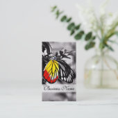 Mooie vlinder visitekaartje (Staand voorkant)