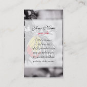 Mooie vlinder visitekaartje (Achterkant)