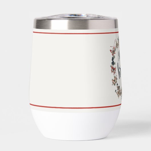 Mooie vlinder Vrolijk kerstfeest (Voorkant)