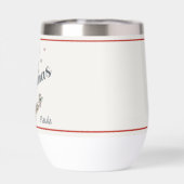 Mooie  vlinder Vrolijk kerstfeest (Achterkant)