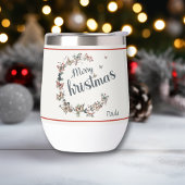 Mooie  vlinder Vrolijk kerstfeest