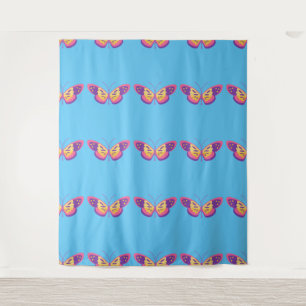 mooie vlinder wandkleed