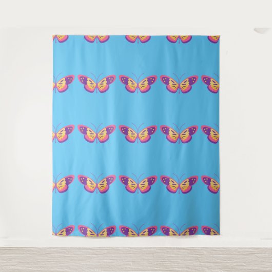 mooie vlinder wandkleed (Voorkant)