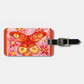 Mooie Vlinder Waterverf Bagage Label (Voorkant horizontaal)