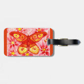 Mooie Vlinder Waterverf Bagage Label (Achterkant horizontaal)