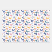 Mooie vlinder Waterverf kleurrijk patroon Inpakpapier Vel (Voorkant)