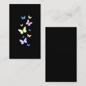 Mooie vlinder Waterverf vlinders Visitekaartje (Voorkant / Achterkant)