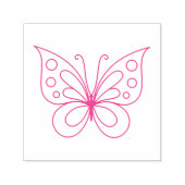 Mooie vlinder zelfinktende stempel (Design)