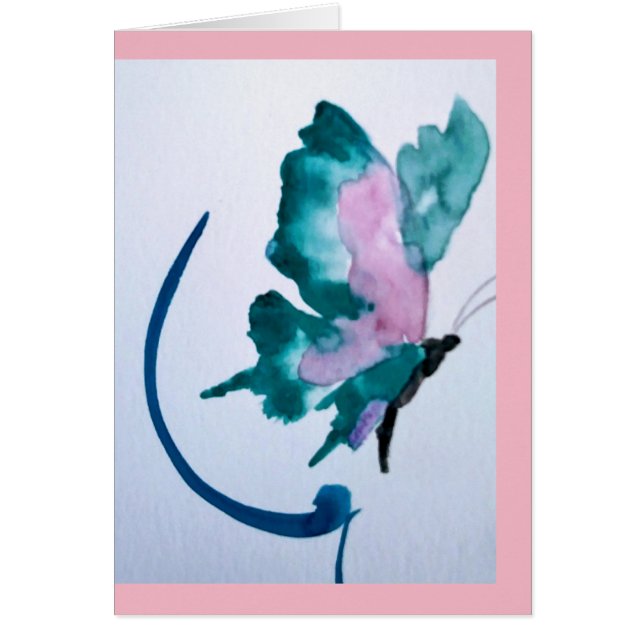 mooie vlinderkaart (Voorkant)