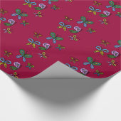 mooie vlinders cadeaupapier (Hoek)