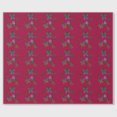 mooie vlinders cadeaupapier (Vlak)