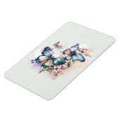 Mooie Vlinders en Bloemen Magneet (Linkerzijde)