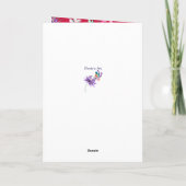 Mooie vlinders en bloemen | MOEDERDAG Kaart (Achterkant)