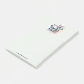 Mooie Vlinders en Bloemen Post-it® Notes (Schuin)