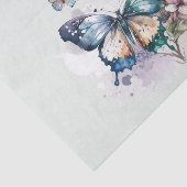 Mooie Vlinders en Bloemen Tissuepapier (Detail)