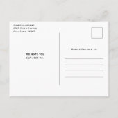 Mooie vlinders en bloemen verjaardag uitnodiging briefkaart (Achterkant)