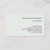 Mooie Vlinders en Bloemen Visitekaartje (Achterkant)