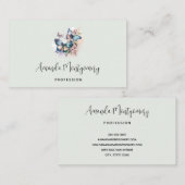 Mooie Vlinders en Bloemen Visitekaartje (Voorkant / Achterkant)